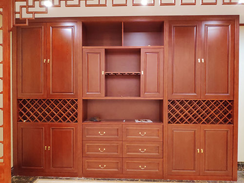 安庆中式家居装修之中式酒柜装修效果图