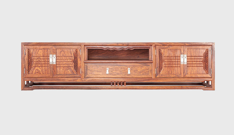 安庆刺猬紫檀电视柜低柜现代中式全实木电视柜客厅高低柜