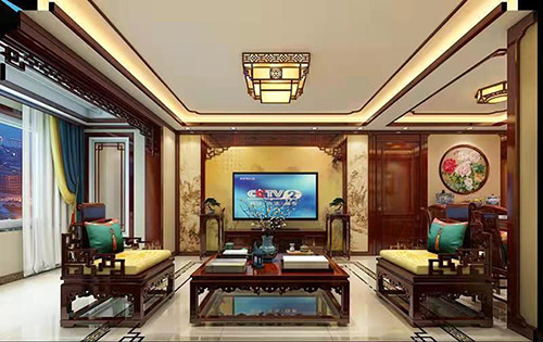 安庆住宅新中式风格装修，尽显奢华品味